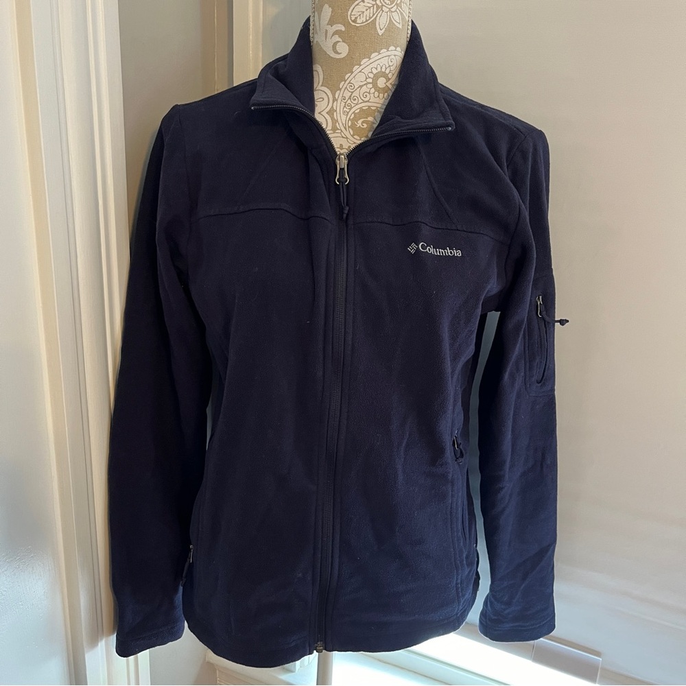 Columbia sweatshirt size medium purple half zip collar